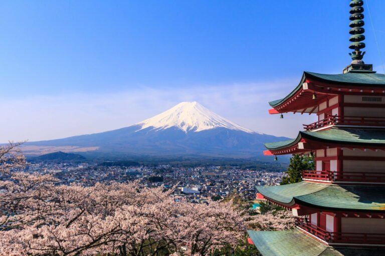 kanna Fuji-fjall í Japan